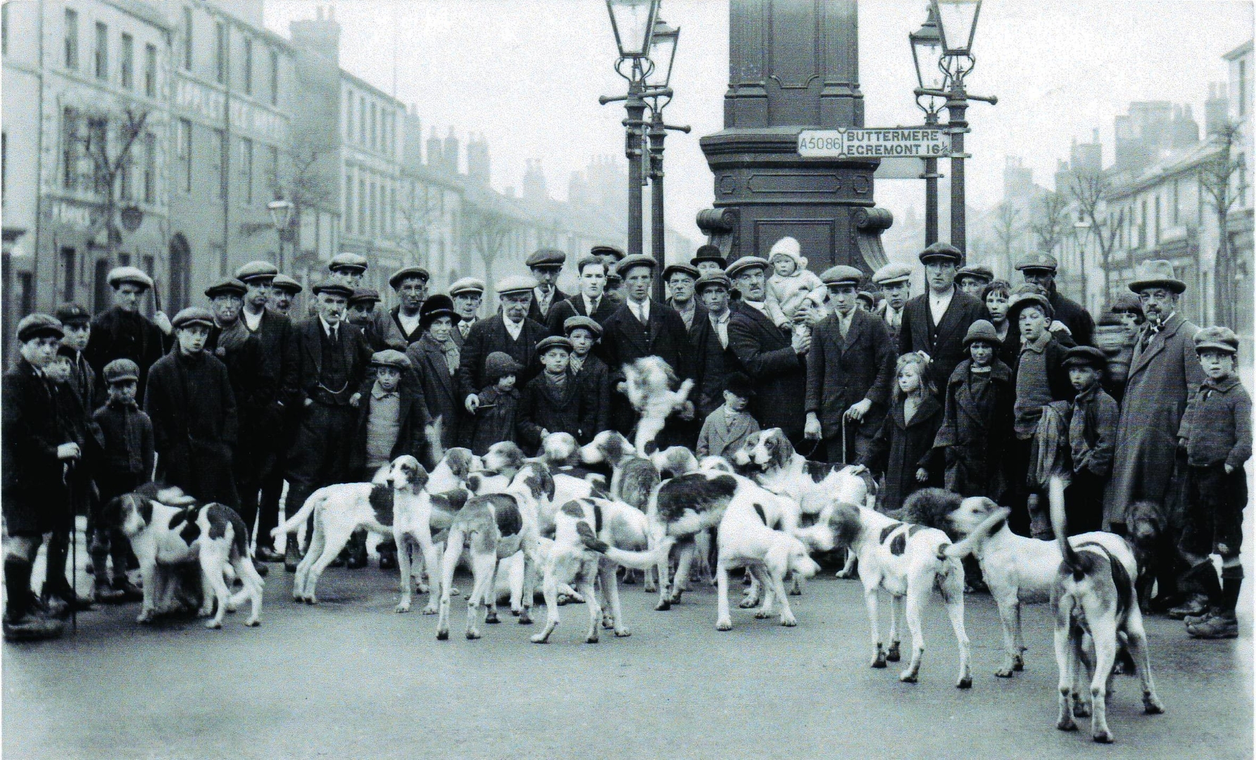 Main Street 41 Huntsman 43 Appletree clock tower 1895 Melbreak footpack meet p2