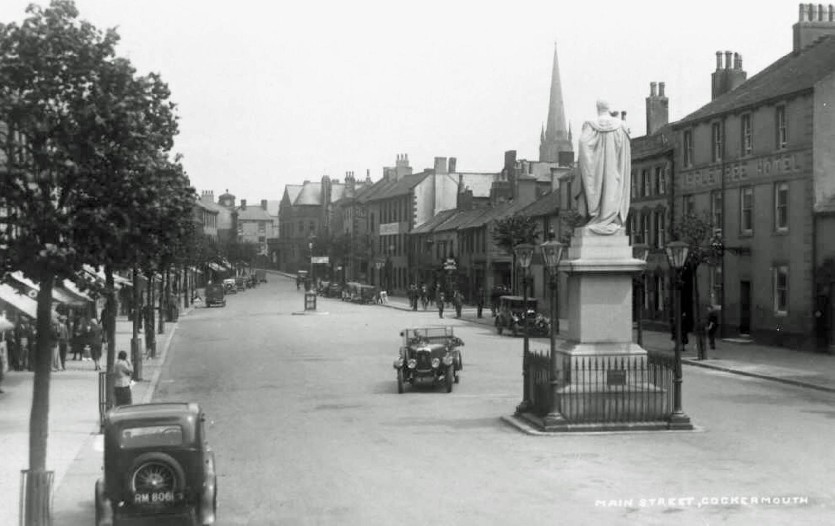 Main Street 43 Appletree to be Wordsworth  Mayo railings no clock tower c 1935 p2