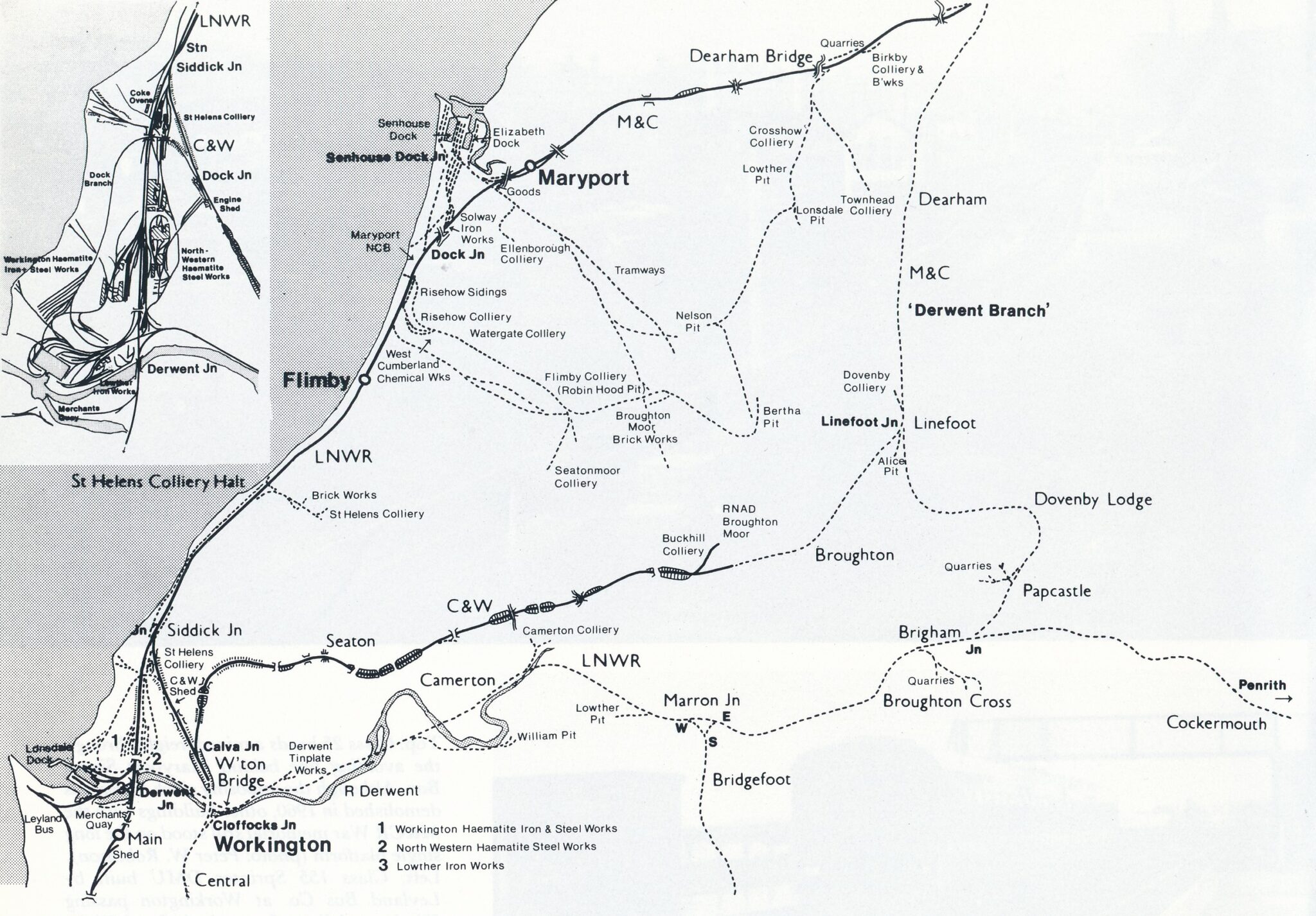 Railway for Dovenby Hall – Cockermouth History (click here for home page)
